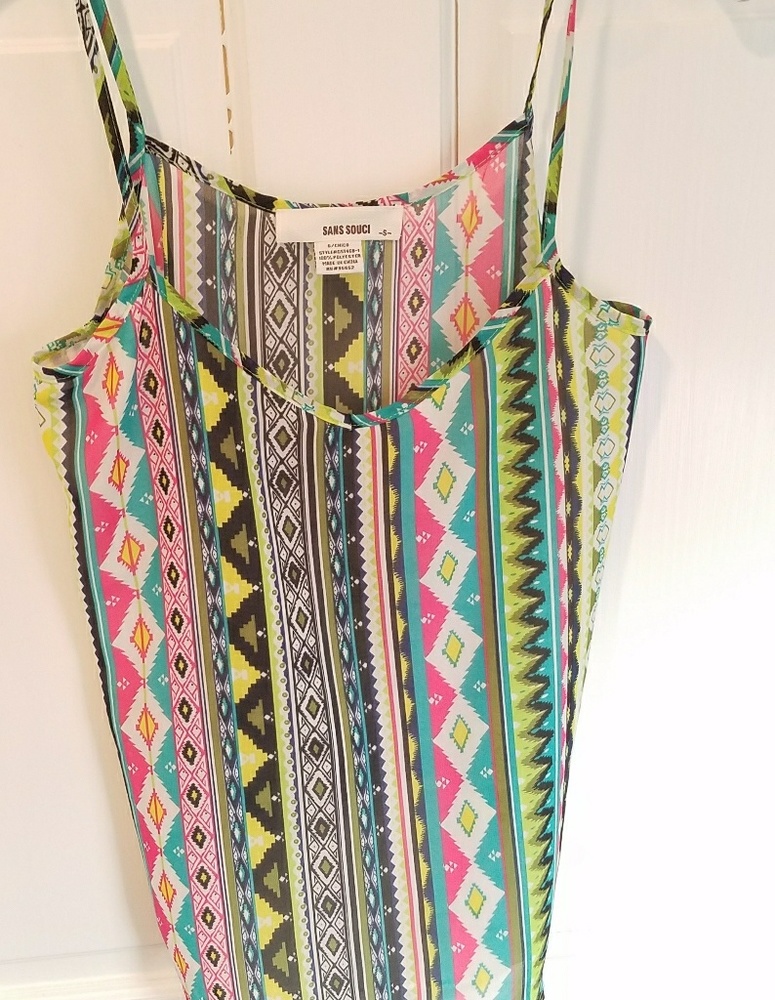 Sans Souci.  AZTEC PRINCESS TOP W0000029